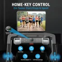 Innovative rotary knob for controlling speed and incline on the AsVIVA T18 Pro treadmill