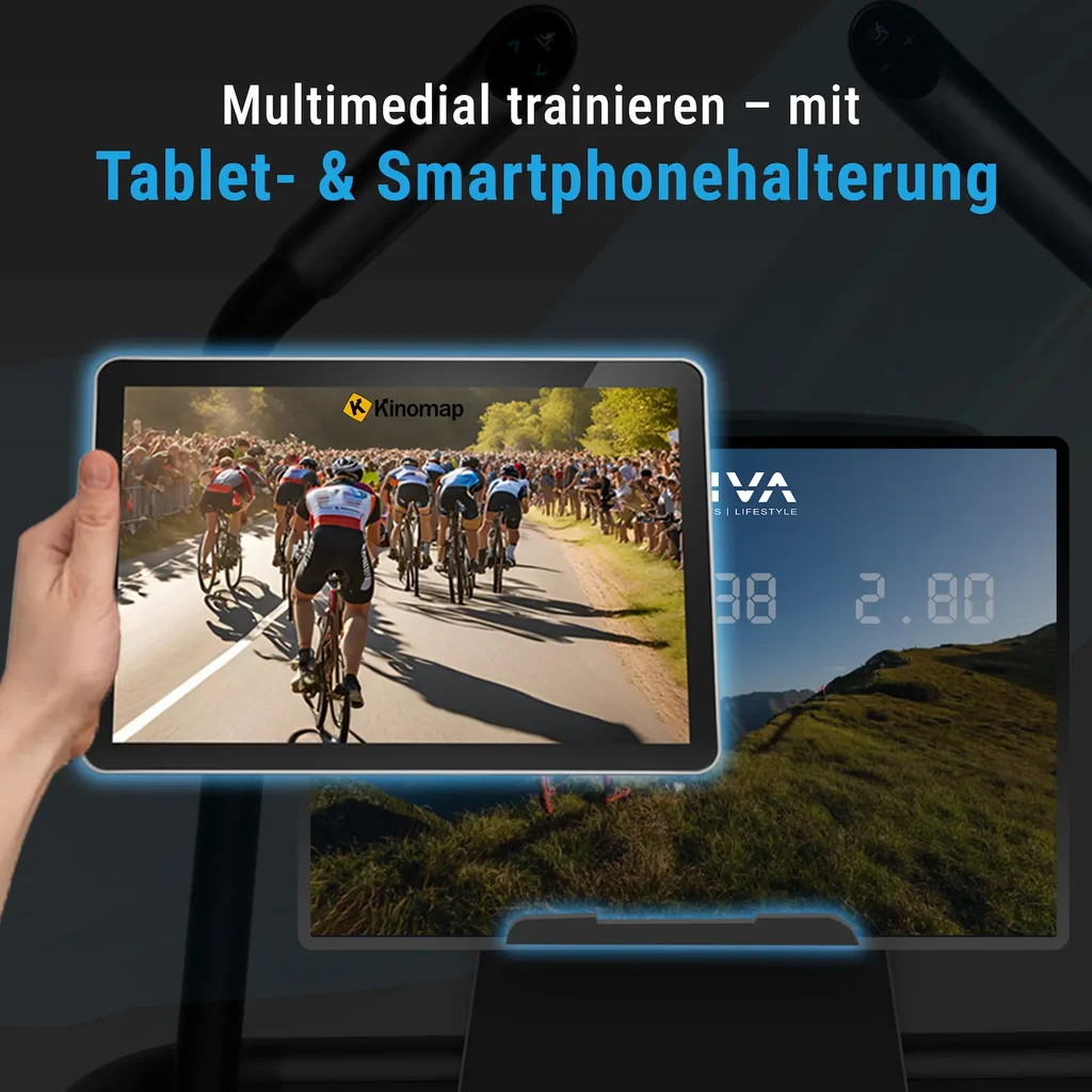 Laufband T23 Pro Climb Treadmill – Tablet Und Smartphonehalterung