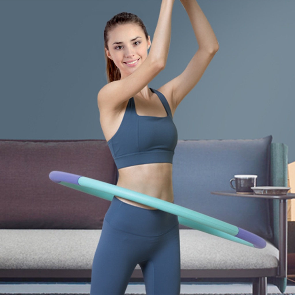The AsVIVA Hula-Hoop HH1 fitness hoop in full product view