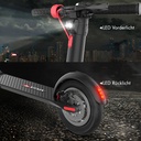 LED lighting of the AsVIVA ES01 e-scooter for good visibility in the dark