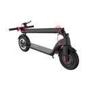 Folded AsVIVA ES01 e-scooter from another perspective