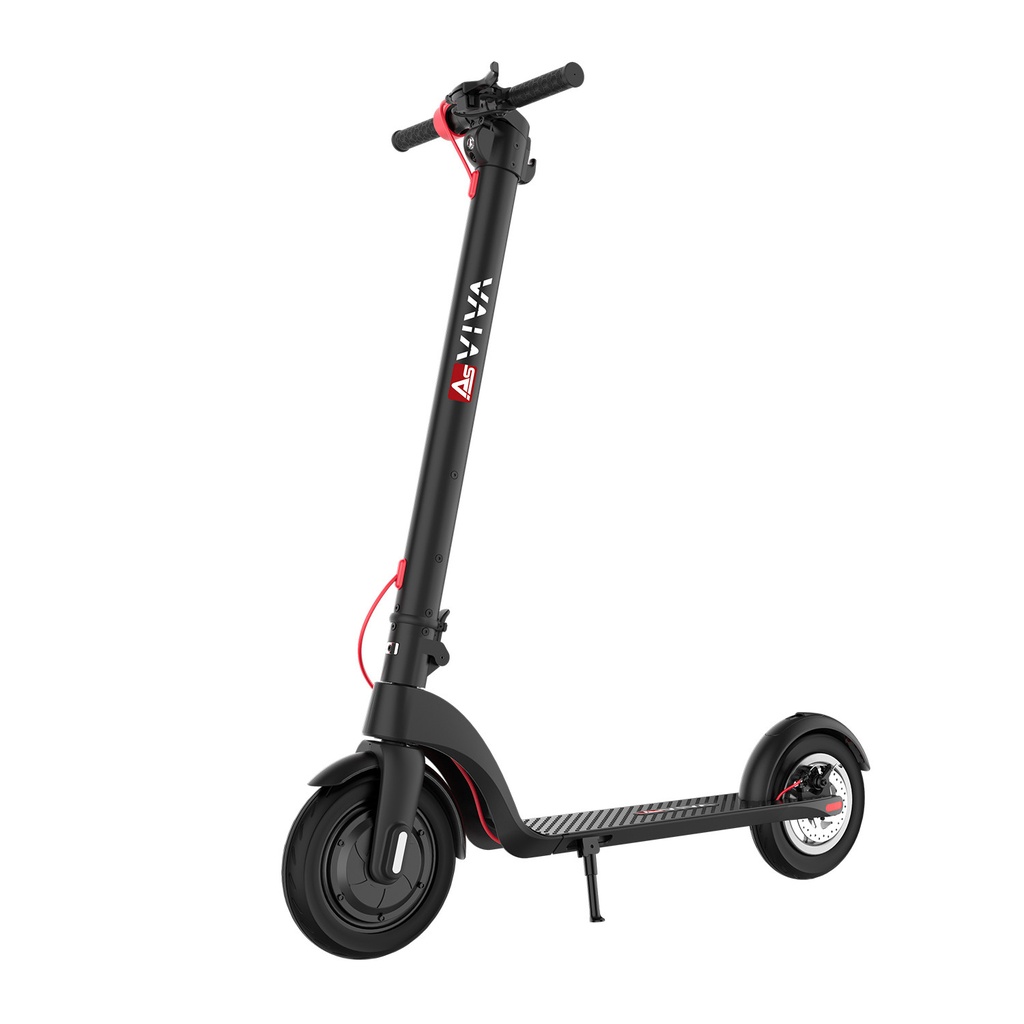 E-Scooter AsVIVA ES01 Tretroller – Schrägansicht
