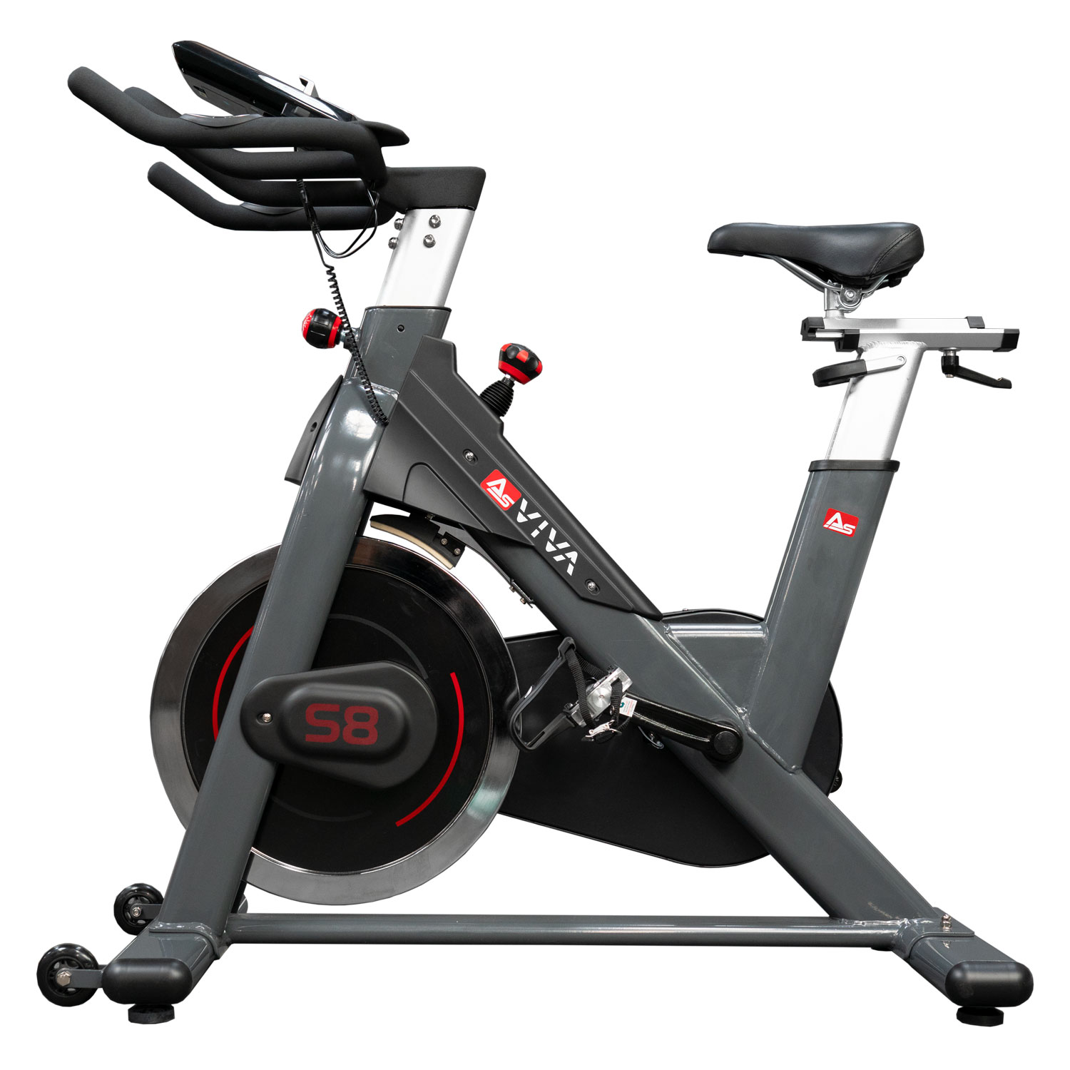 AsVIVA S8 Pro Speedbike Indoor Cycle – Ausstattung und Bauteile im Überblick