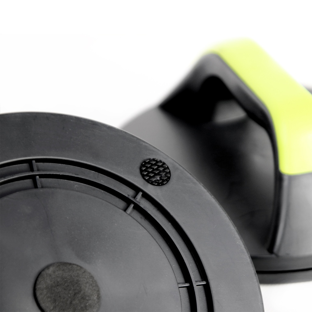Liegestützgriffe 360° drehbar AsVIVA LS2 Push Up Bar Twister – Drehteller Detailansicht