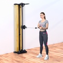 AsVIVA Home Gym & Cable Pull Station MG7 Natural - Product View