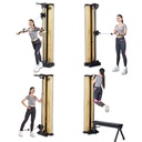 AsVIVA Home Gym & Cable Pull Station MG7 Natural - Product View
