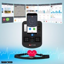 AsVIVA Ergometer Ride H24 with compatibility for popular fitness apps for Bluetooth-supported workout programs