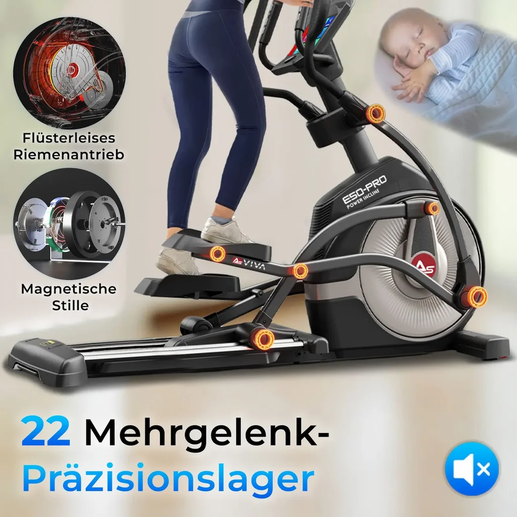 Crosstrainer Smart Stair Pro E50 – Ellipsentrainer Kugellager