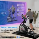 Smart entertainment function of the AsVIVA E50 Pro cross trainer for streaming and entertainment during your workout