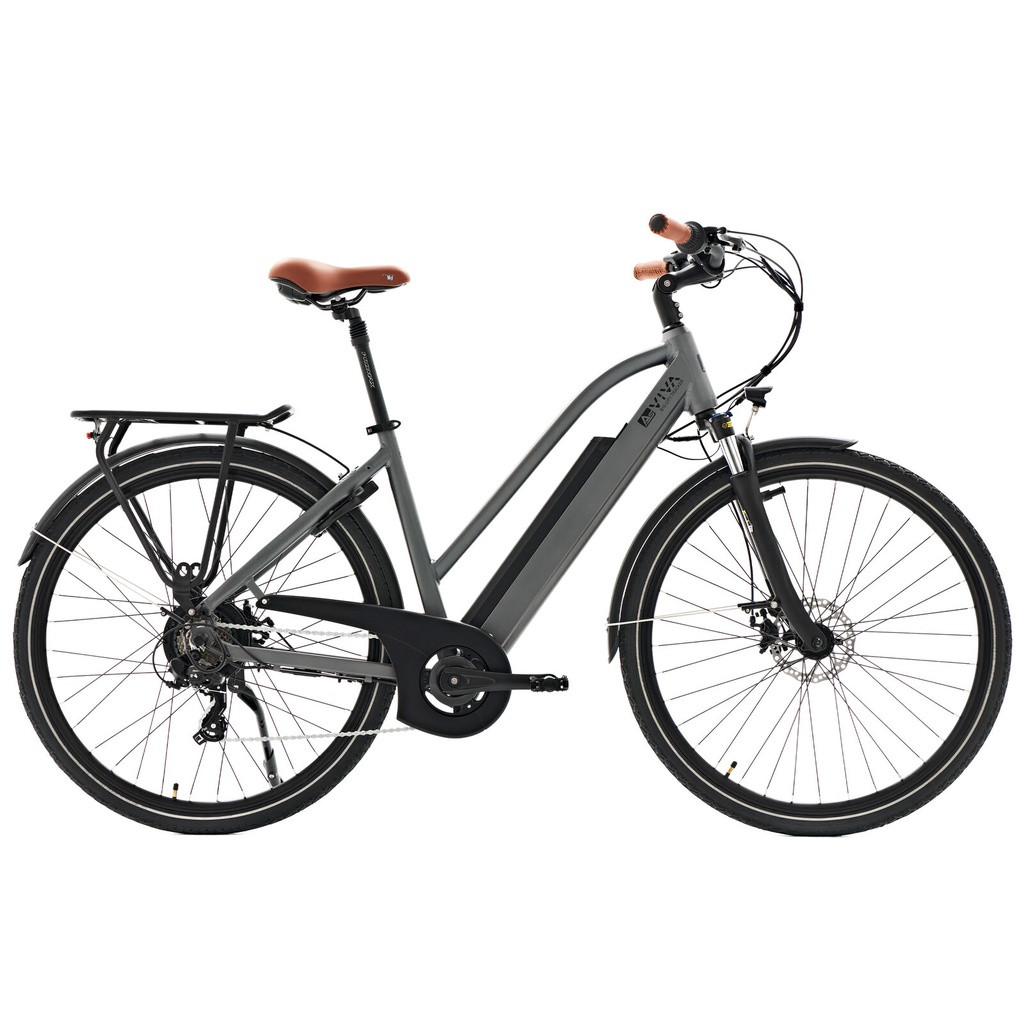AsVIVA City E-Bike B15 – 28 inches – White - Product view